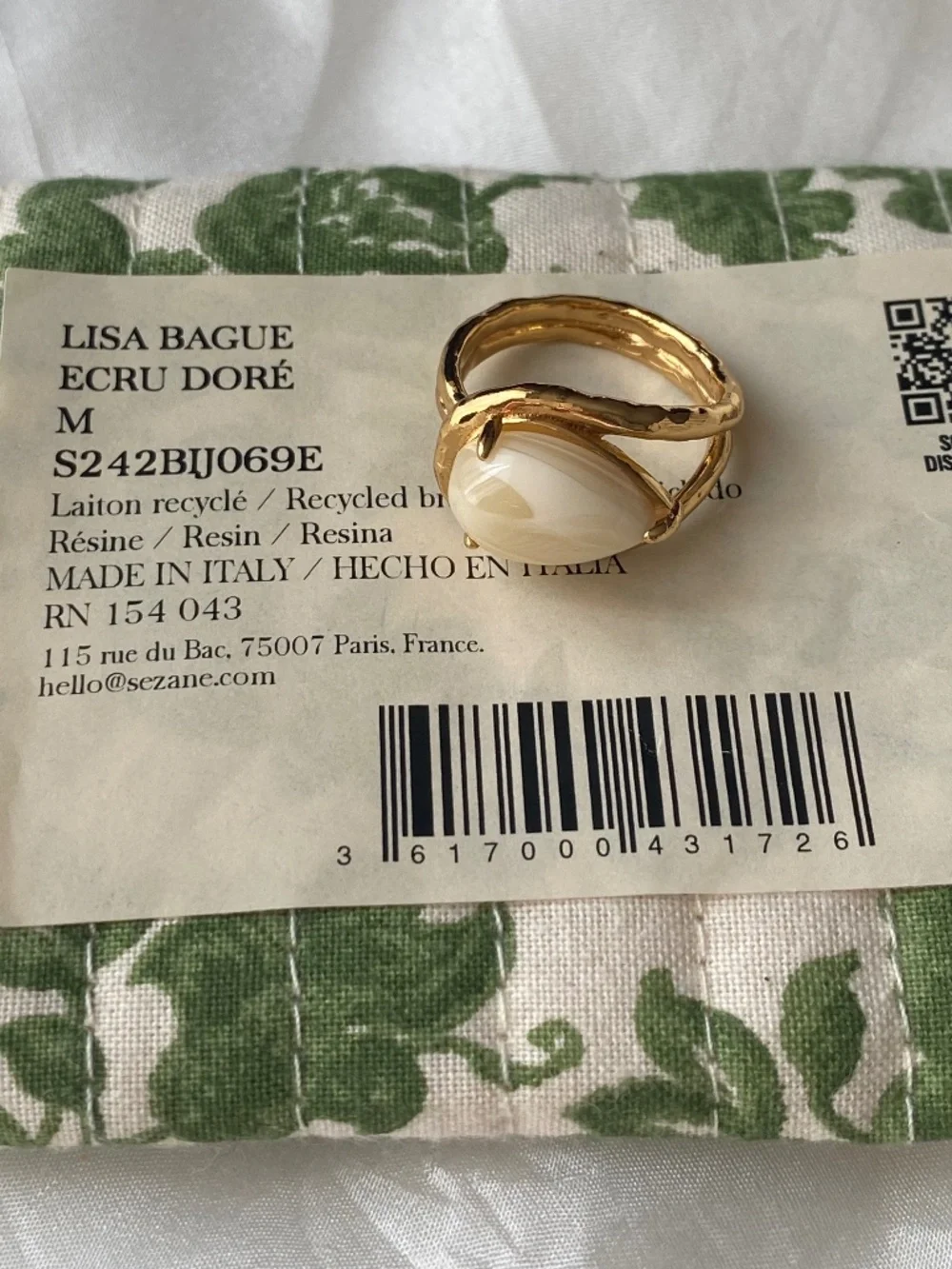 Sezane lisa ring